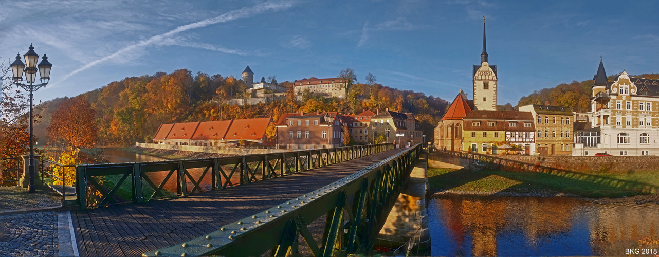 Herbstgold in der morgenlichen Licht- und Farbenpracht 