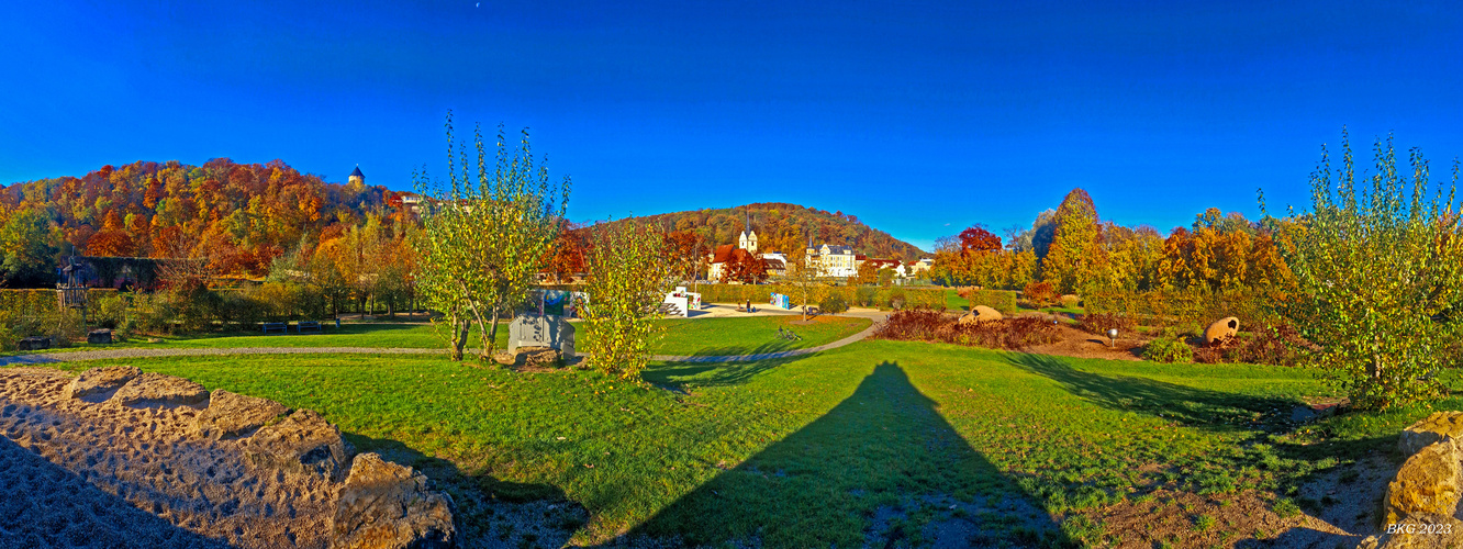 Herbstgoldpanorama Hofwiesenpark Gera 