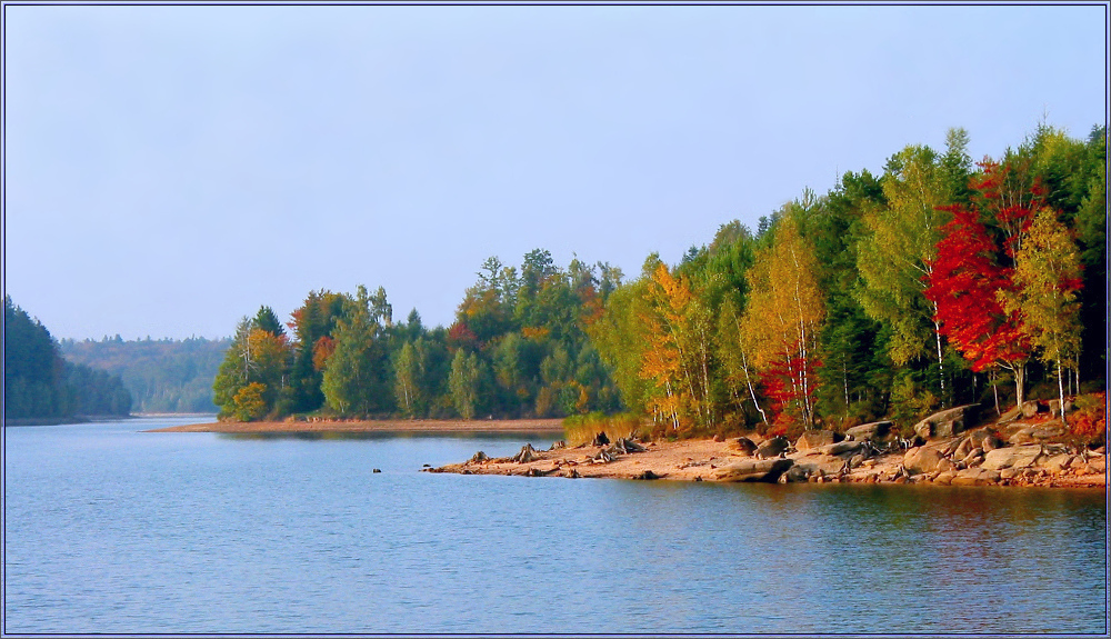 Herbstgrüße vom Lac de Pierre-Percée