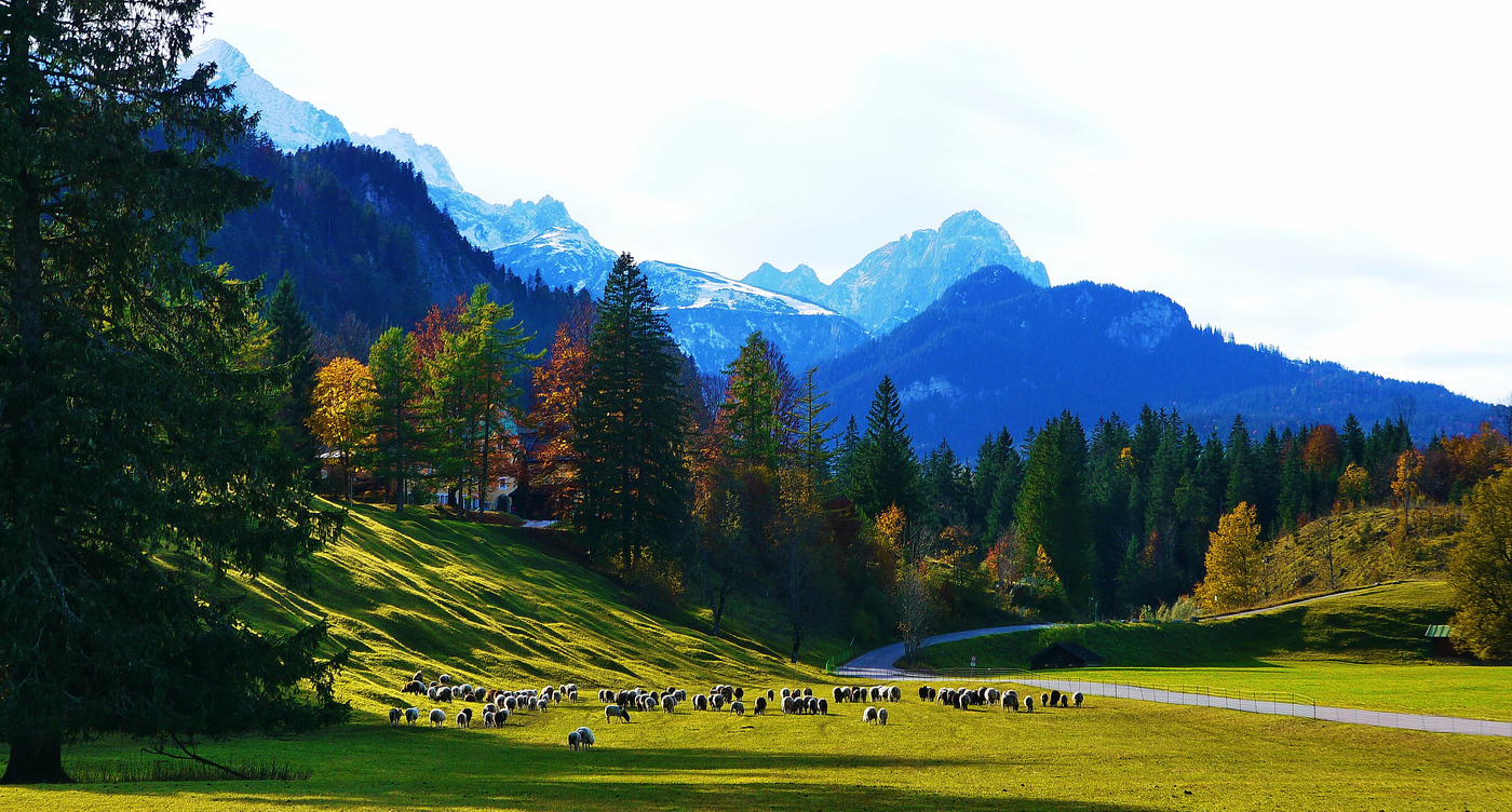 Herbstidylle bei Elmau