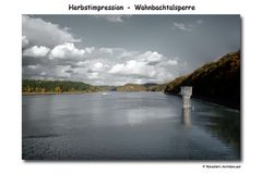 Herbstimpression - Wahnbachtalsperre