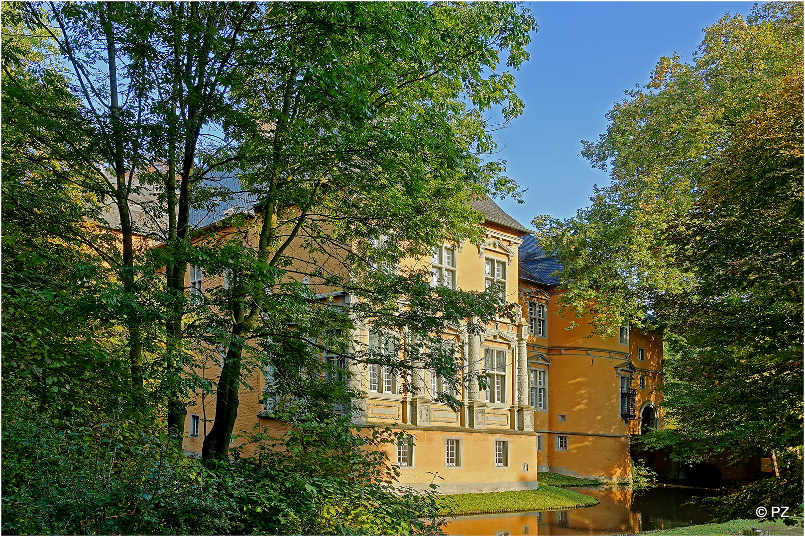 Herbstimpressionen (3): Schloss Rheydt ...