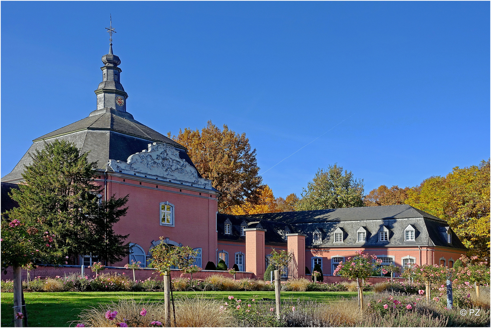 Herbstimpressionen (4): Schloss Wickrath ...
