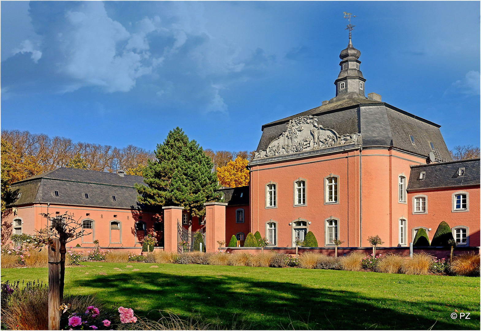 Herbstimpressionen (5): Schloss Wickrath ...