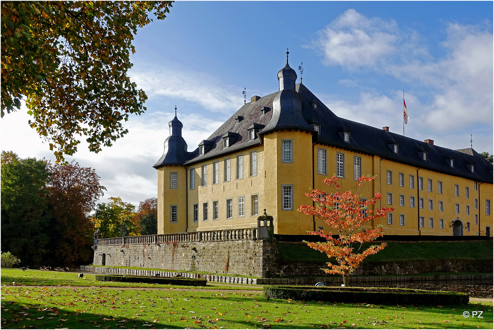 Herbstimpressionen (6): Schloss Dyck ...