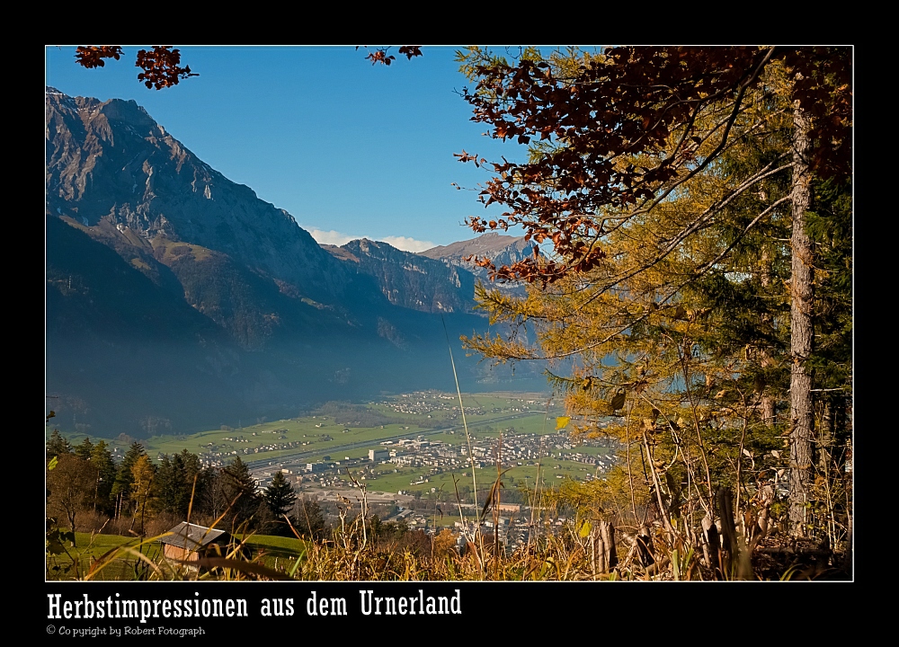 Herbstimpressionen aus dem Urnerland