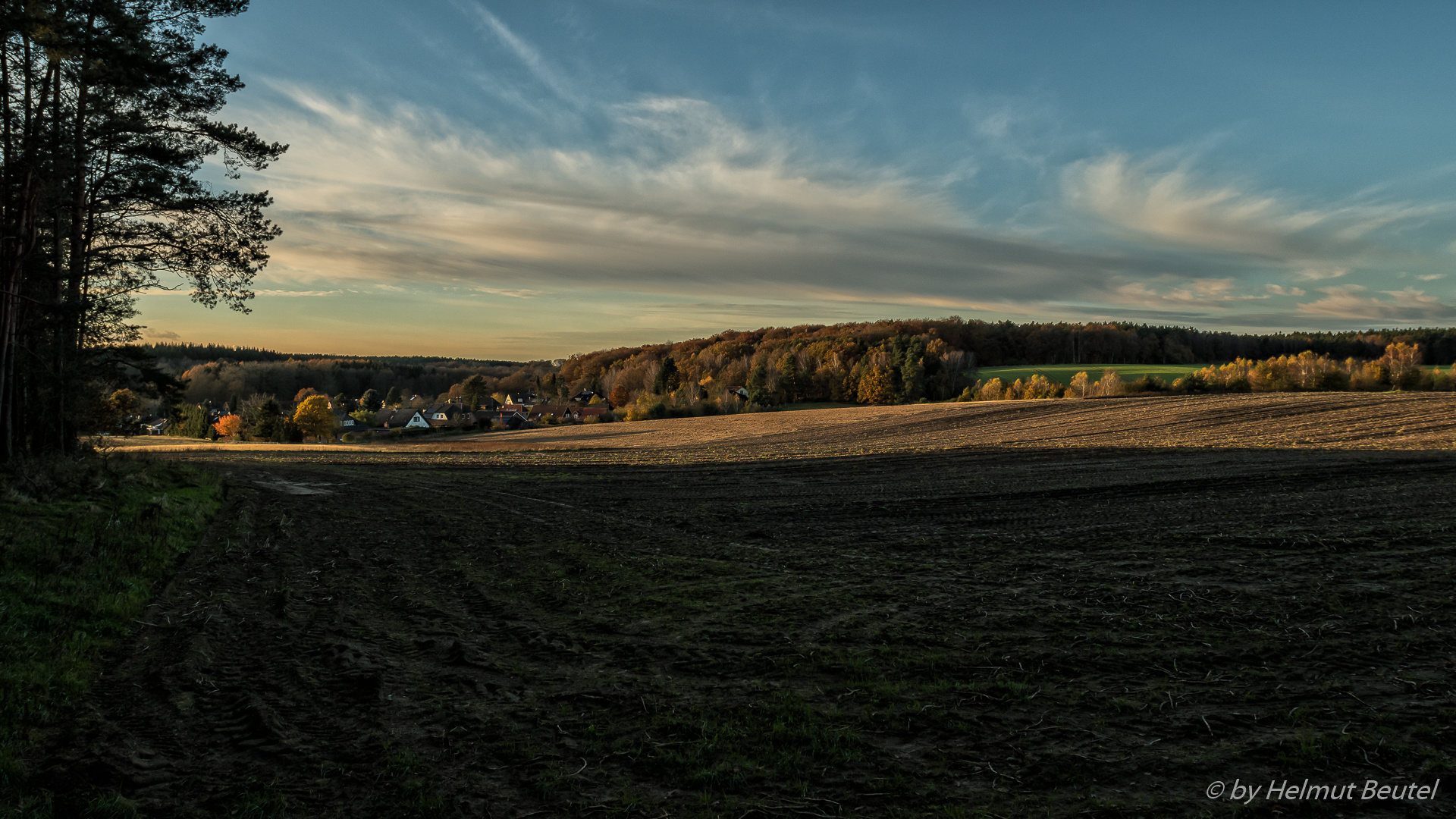 Herbstimpressionen - Blick nach Marienau