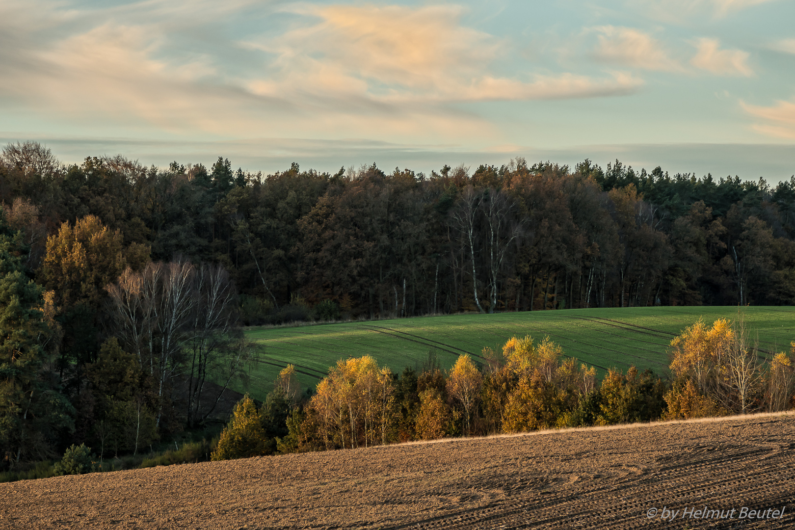 Herbstimpressionen - Blick über die Felder