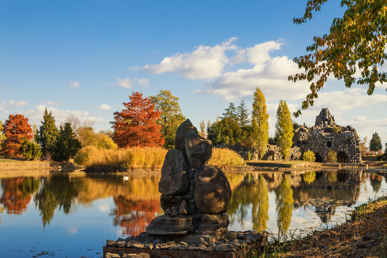 Herbstimpressionen im Wörlitzer Park Foto & Bild deutschland, europe