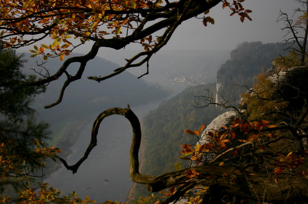 Herbstimpressionen von der Bastei