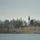 Herbstkirche in Alanäs