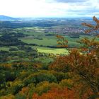 Herbstlandschaft am Fuße der Burg Hohenzollern