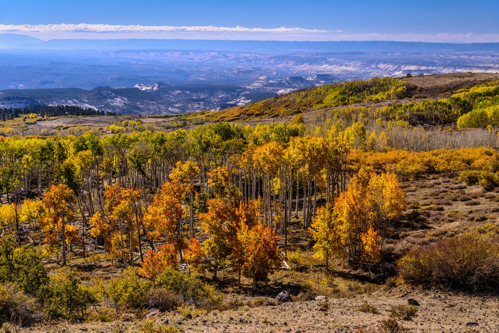 Herbstlandschaft am Scenic Byway 12, Utah, USA