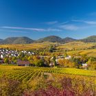 Herbstlandschaft an der Weinstrasse