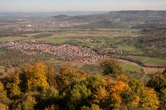 Herbstlandschaft anderer Blick von der Teck