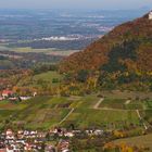 Herbstlandschaft Blick von der Teck