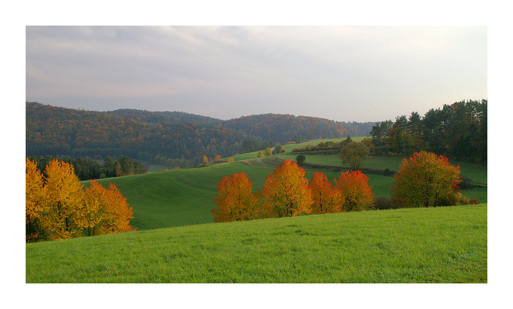 Herbstlandschaft in Franken