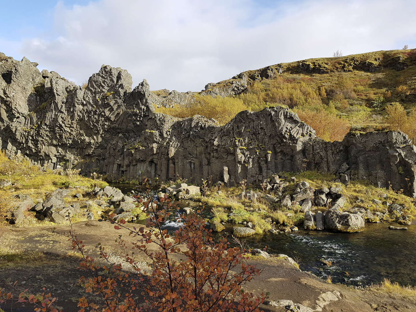 Herbstlandschaft in Island