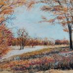 Herbstlandschaft in Pastell