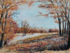 Herbstlandschaft in Pastell