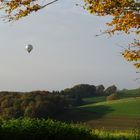 Herbstlandschaft mit Ballon
