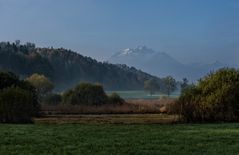 Herbstlandschaft mit Blick zum Pilatus