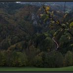 Herbstlandschaft mit Zug II