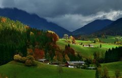 Herbstlandschaft Ramsau ...