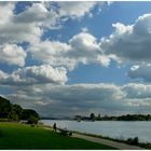 Herbstlandschaft Rhein bei Bonn - Sept 2007