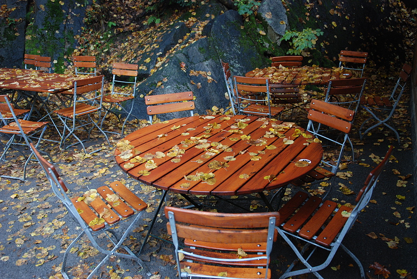 Herbstlaub - Die Touristen sind weg