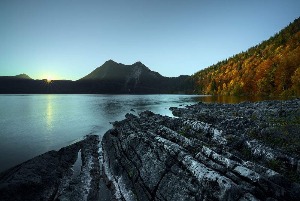 Herbstleuchten am Walchensee