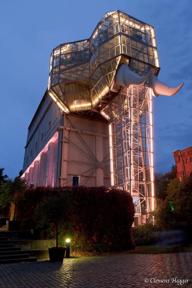 Herbstleuchten Hamm 2012 Elefant frontal