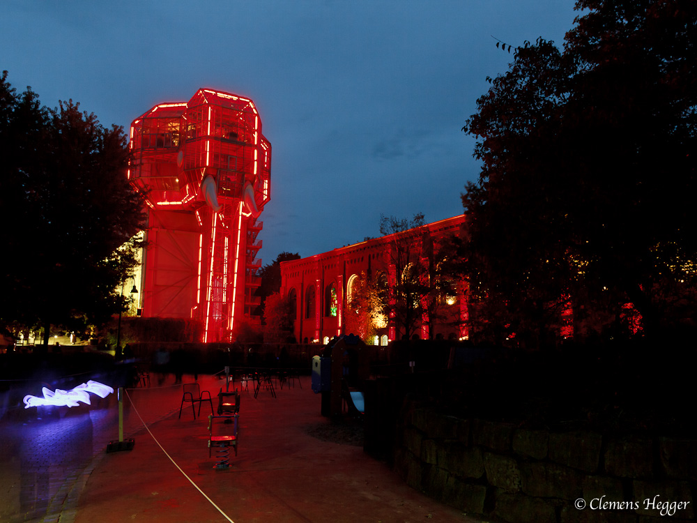 Herbstleuchten Hamm 2012 Elefant in rot