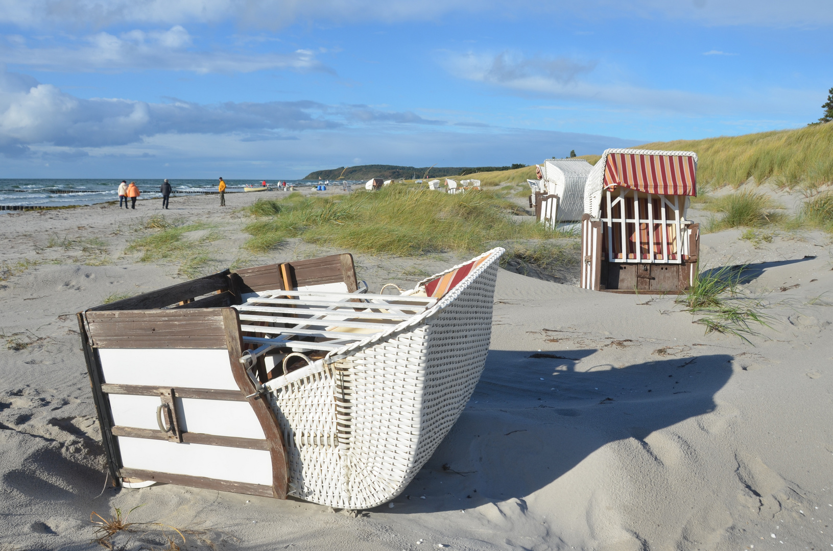 Herbstlich bei Hiddensee & Strandkörbe