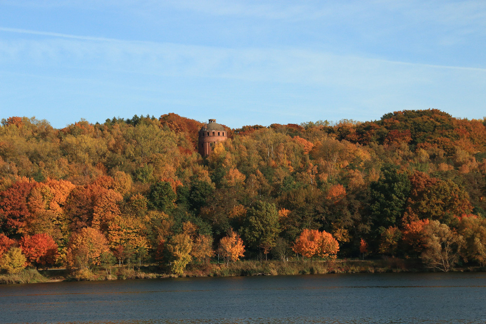 Herbstlich bunter Elbhang...