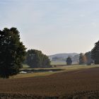 Herbstlich im Fichtelgebirge mit leichtem Bodennebel