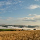 Herbstlich zeigte sich am Sonntagmorgen die Landschaft in der Pfalz vor meiner Haustür,...