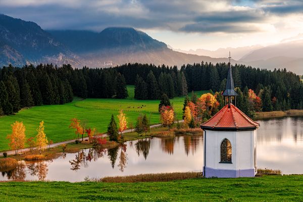 herbstliche abendsonne ....