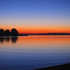 Herbstliche Abendstimmung am Chiemsee