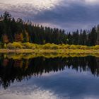 Herbstliche Abendstimmung an der Schwarzenbachtalsperre