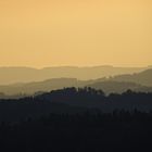 herbstliche Abendstimmung Bay. Wald