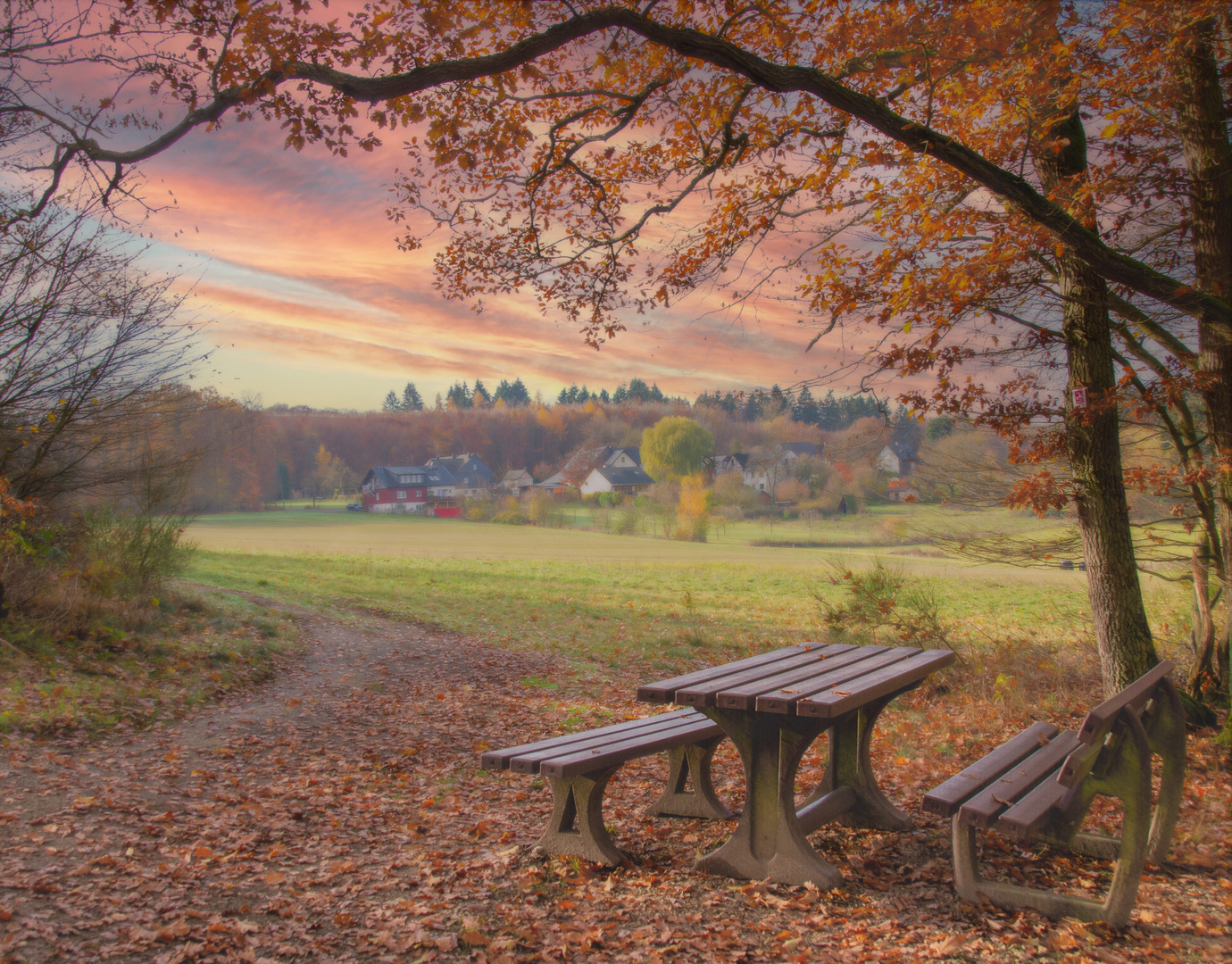 herbstliche Aussicht