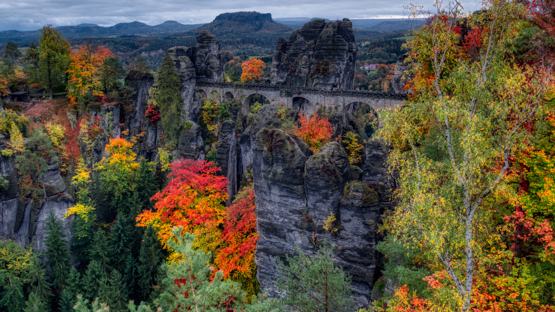 Herbstliche Bastei