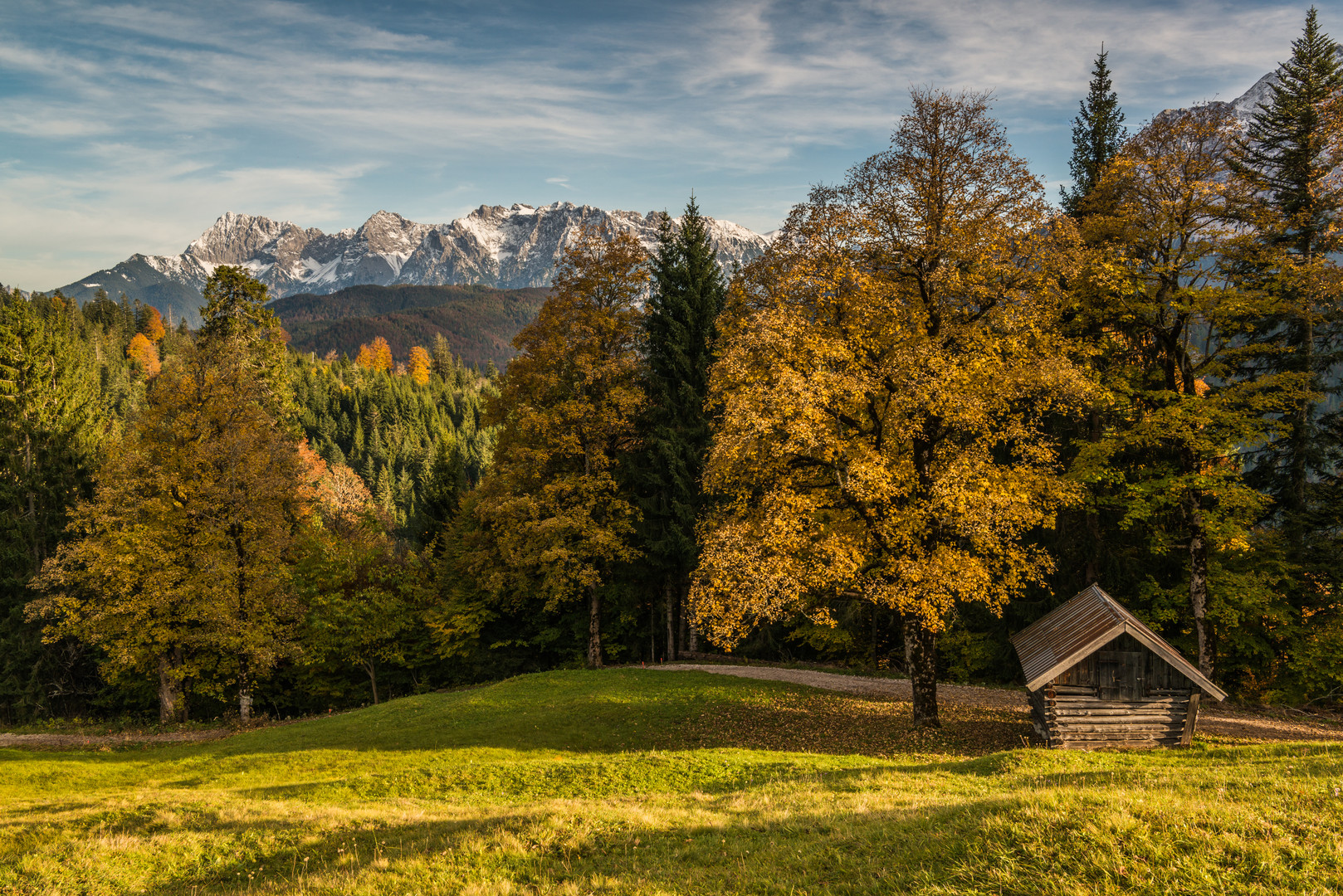 Herbstliche Bergwelt