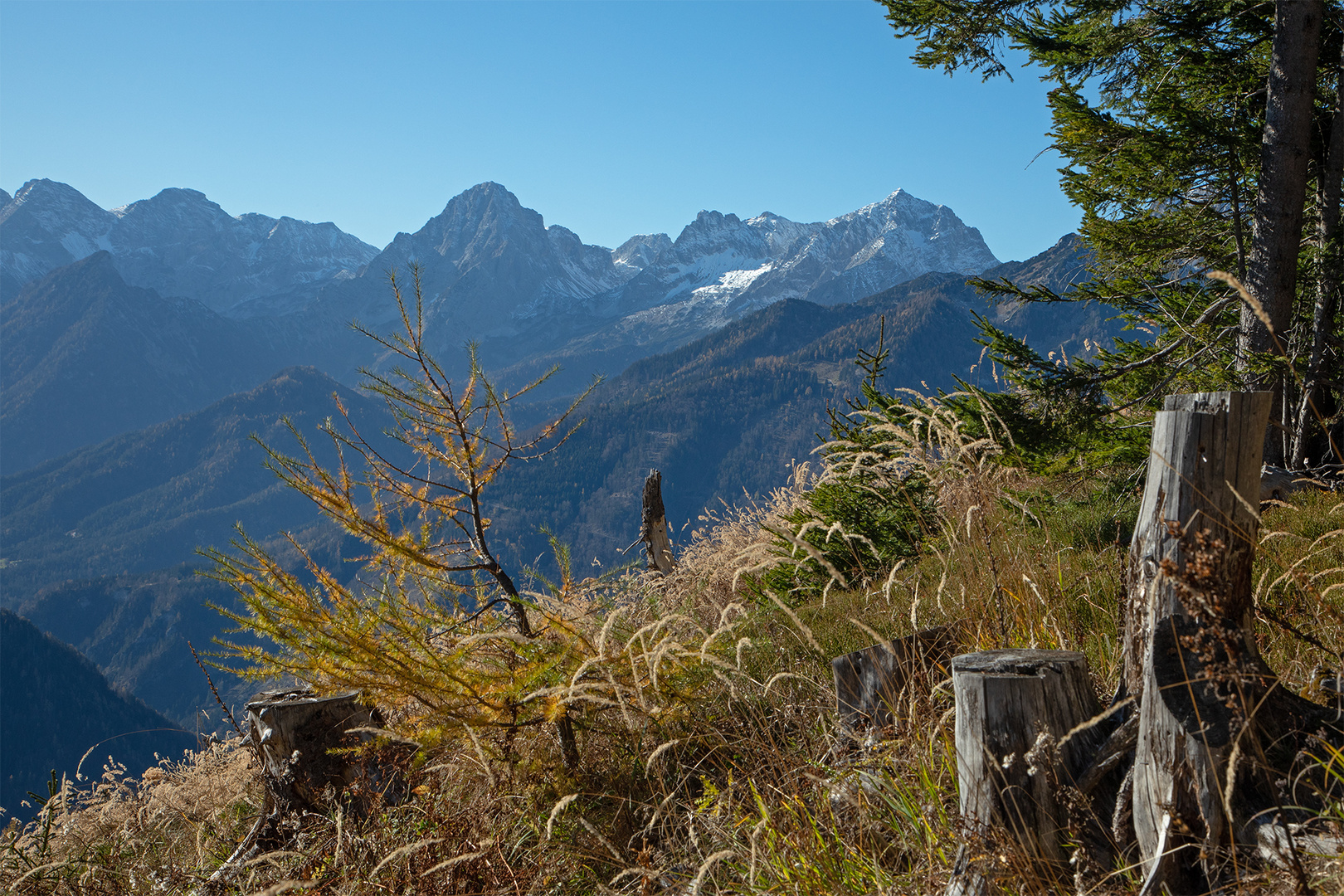 herbstliche Bergwelt