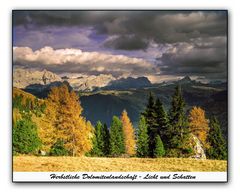 Herbstliche Dolomitenstimmung-Herbstfarben