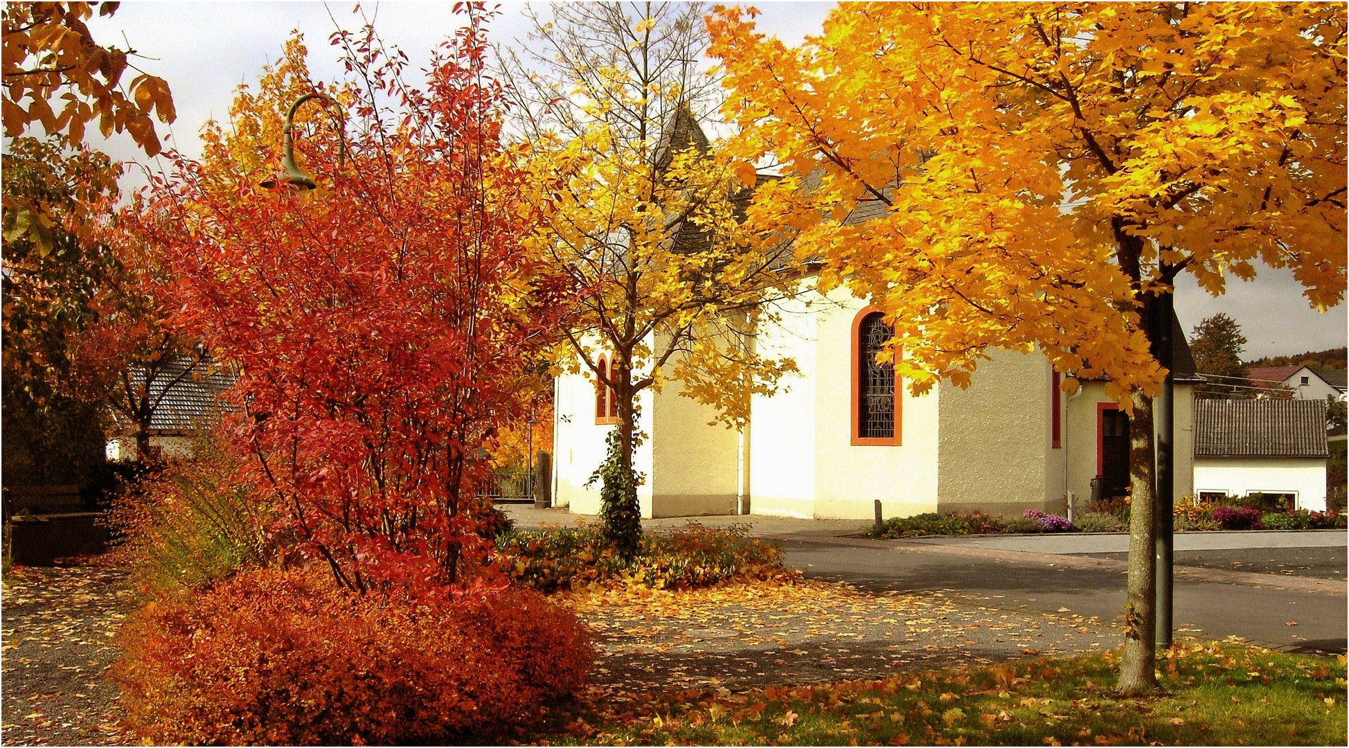 Herbstliche Dorfidylle