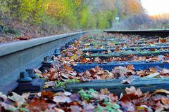 Herbstliche Eisenbahn