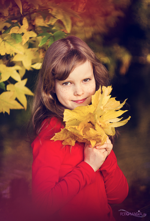 Herbstliche Farbenpracht. Sonja