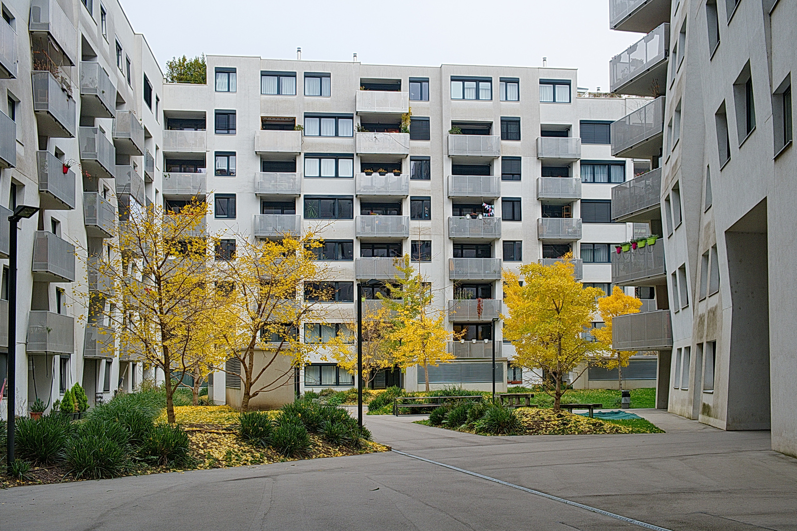 Herbstliche Farbtupfer im grauen Wohnalltag